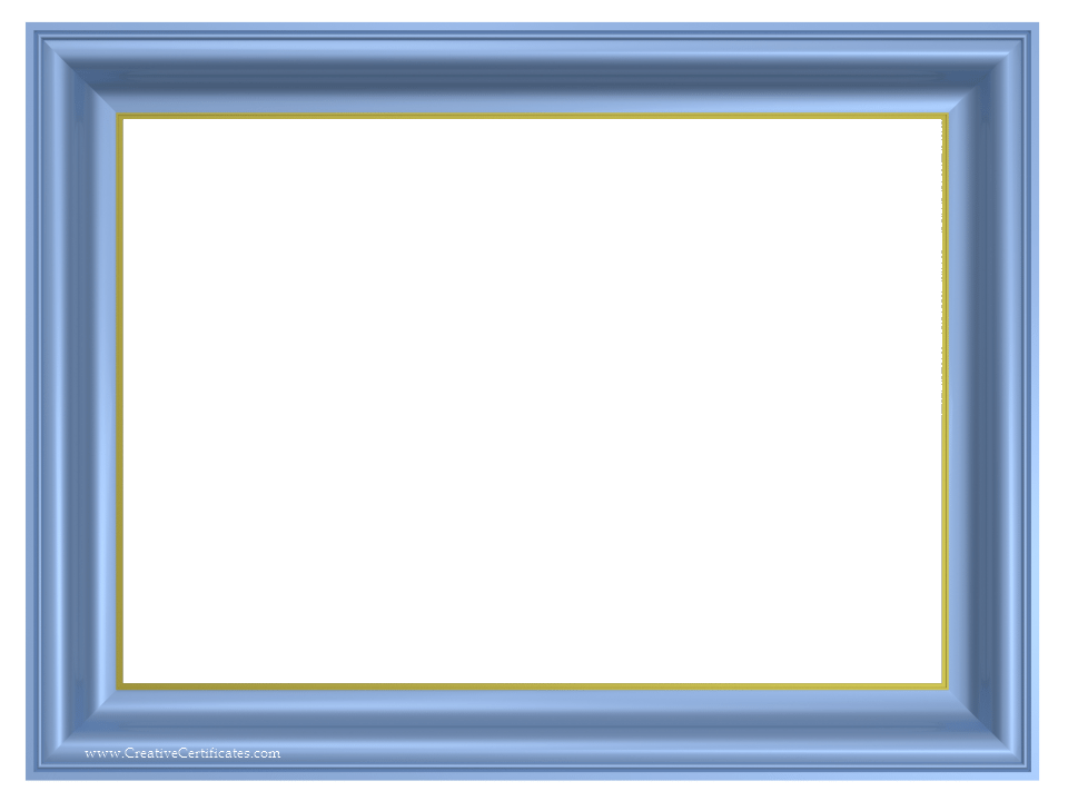blue certificates