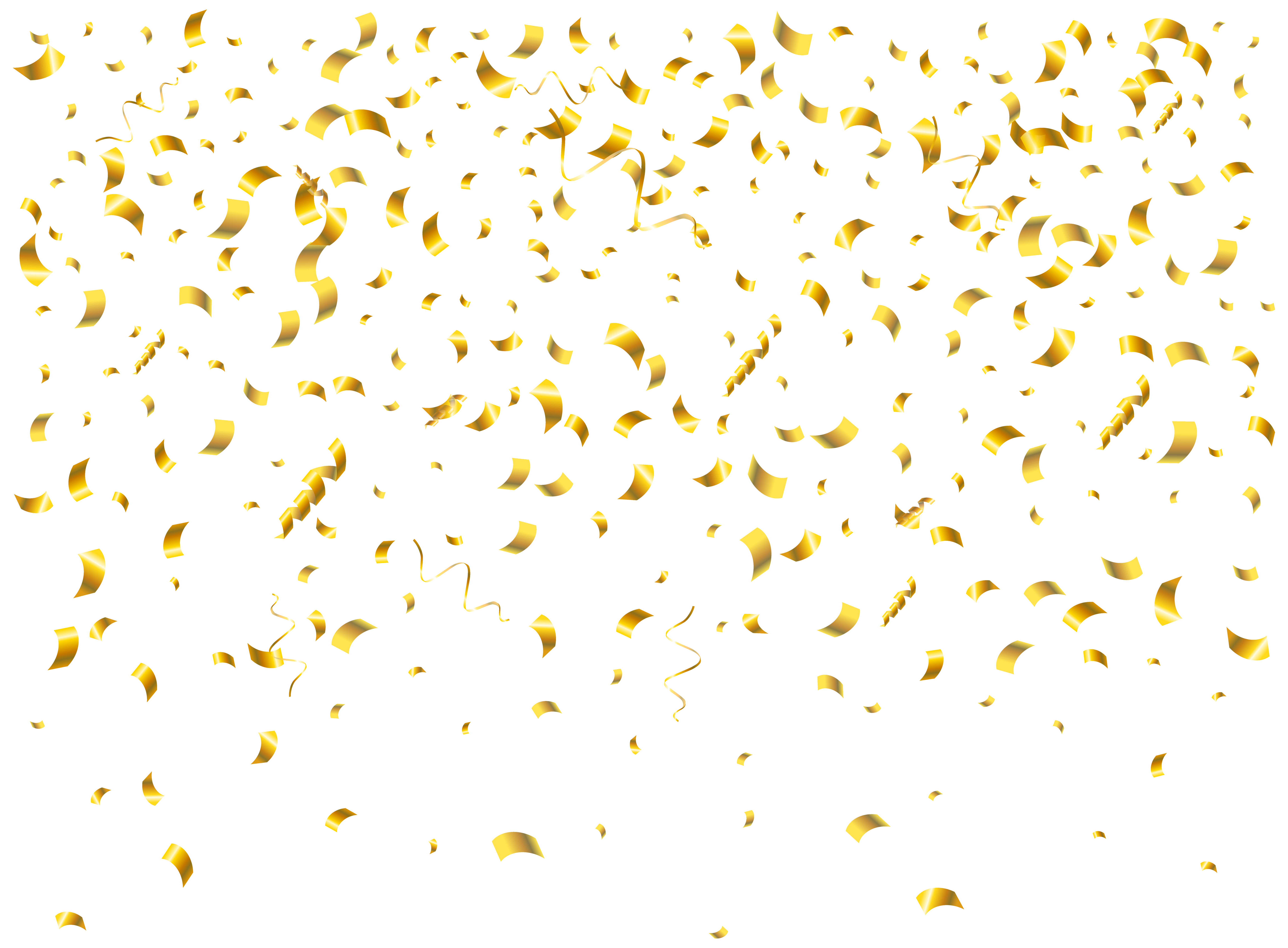 Gold Confetti Transparent Clipart Images 5693 Gold Confetti Transparent Clipart Images 5693
