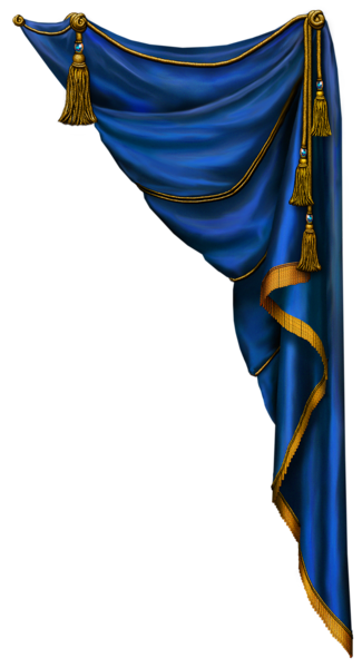 dark blue curtain png