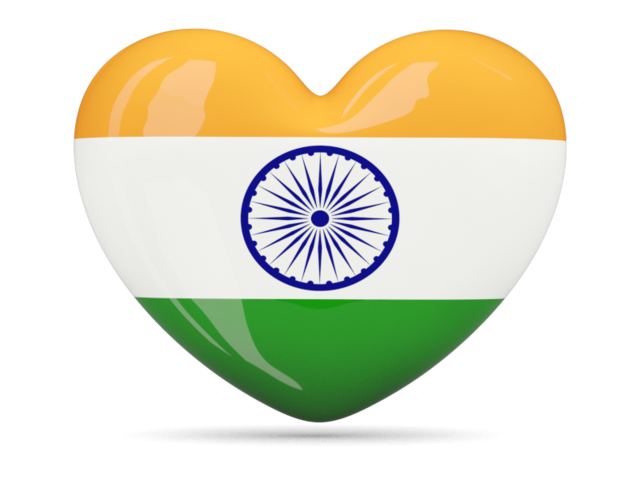 Heart Icon Illustration Of Flag Of India 6845 Heart Icon Illustration Of Flag Of India 6845