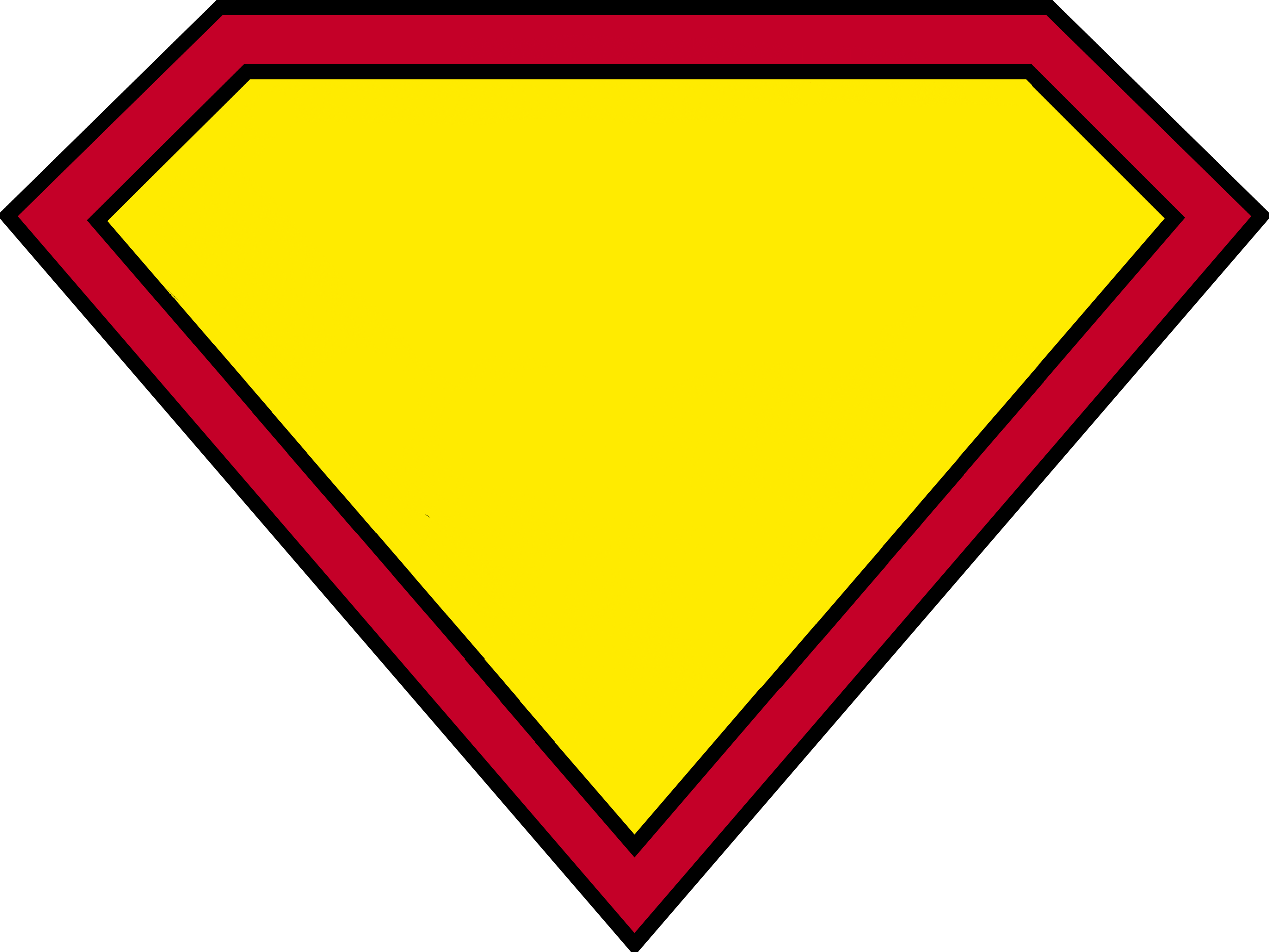Blank Superman Logo - FREE DOWNLOAD