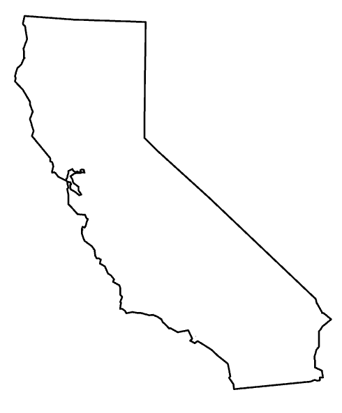 California State Outline Png 170 California State Outline Png 170