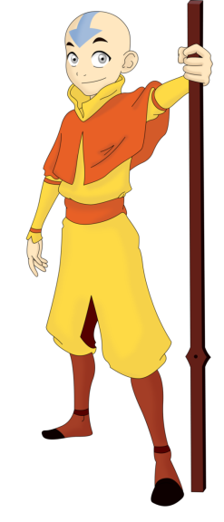 Imprimer Coloriage Avatar, Aang PNG Images