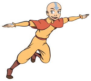 Aang Anime Characters Fight PNG Images