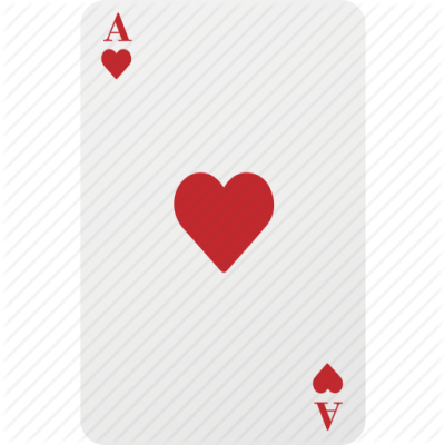 Ace Card Hazard Heart Playing Card Poker Icon PNG Images