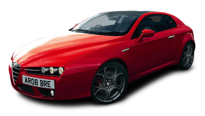 Alfa Romeo Red Sport Car Png PNG Images