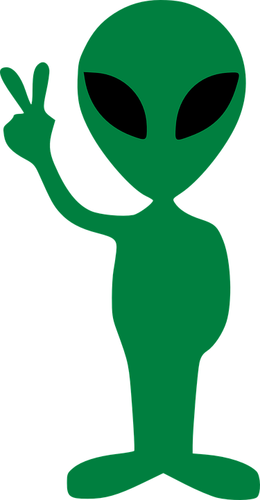 Alien Gesture Peace Victory Free Vector Graphic Pixabay PNG Images
