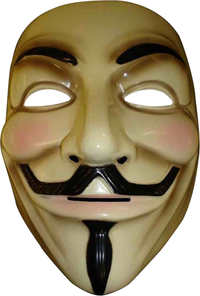 Comic Anonymous Mask Png PNG Images