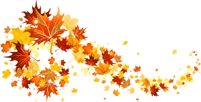 Autumn Leaves Decoration Background PNG Images
