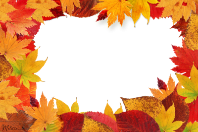 Frame Png Autumn Leaves Table Images PNG Images
