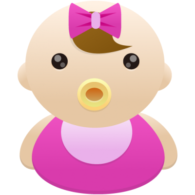 Baby Girl Icon Png Flatastic PNG Images