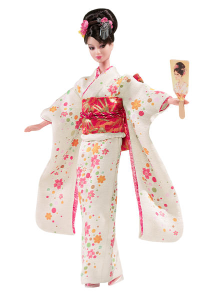 White Japan Barbie Doll Png PNG Images