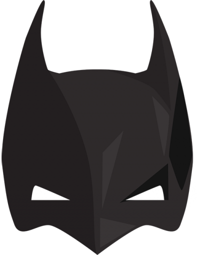Bat, Batman, Face, Half, Mask, Skin, Png PNG Images