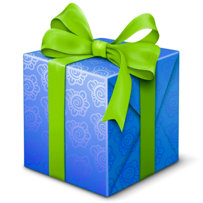 Blue, Gift, Present, Welcome Icon Png PNG Images