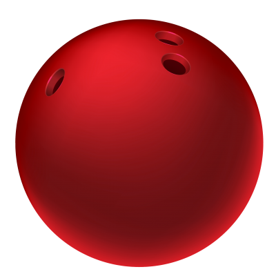 Red Bowling Ball PNG PNG Images