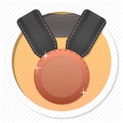 Achievement, Award, Badge Bronze Medal Png PNG Images