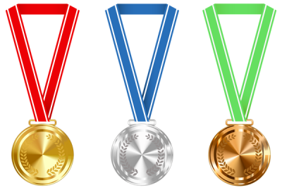 Gold Silver And Bronze Medals Png Clipart Image PNG Images