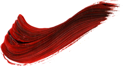Red Wavy Paint Brush Stroke Free Transparent PNG Images
