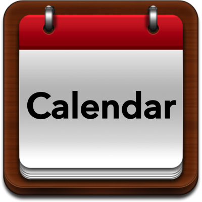 Red Calendar Events Icon Png PNG Images