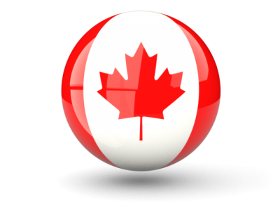 Sphere Icon Of Flag Of Canada Png PNG Images