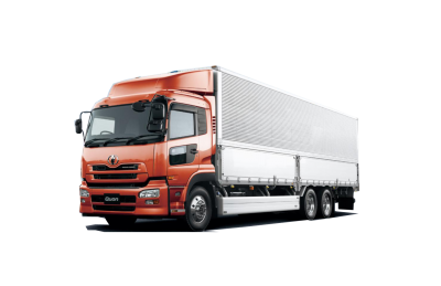 Orange Cargo Truck Png PNG Images