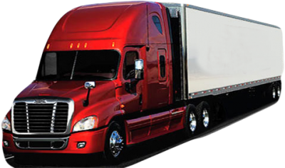 Red Cargo Truck Png Transparent PNG Images