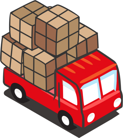 Trucks Red Open Safe Icon Png PNG Images