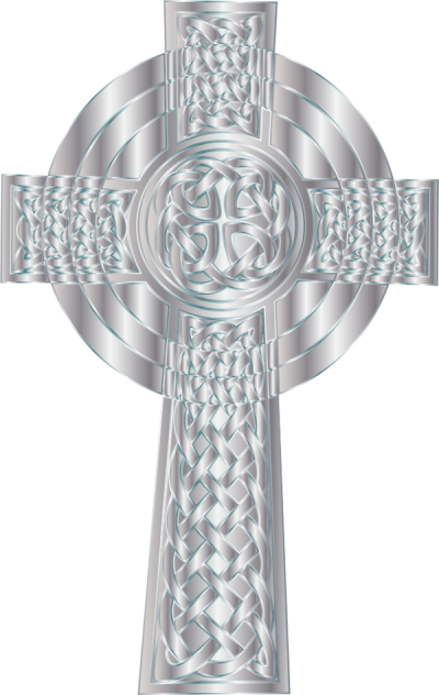 Silver Celtic Cross Png Clipart PNG Images