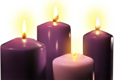 Church Candles Purple Clipart Transparent PNG Images