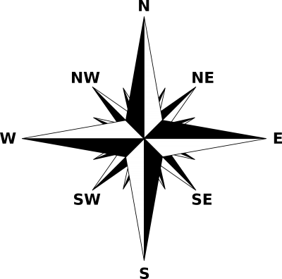 Black And White Compass Png Clipart PNG Images