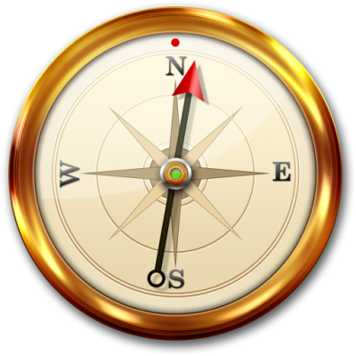 Gold Transparent Compass Png PNG Images