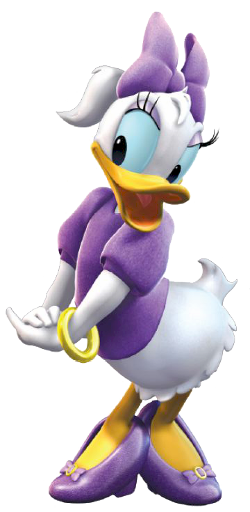 Purple Daisy Duck Clipart PNG Images