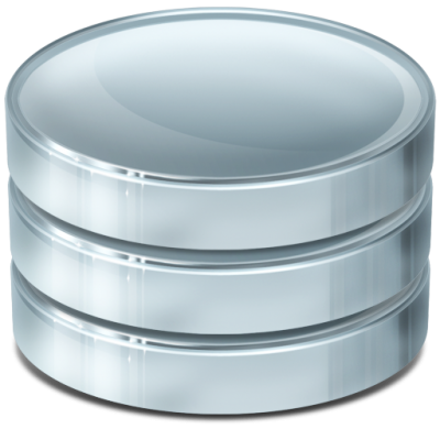 Silver And Blue Database Transparent PNG Images