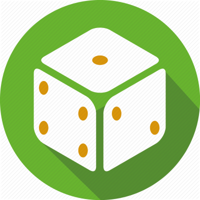 Green Dice Icon PNG Images