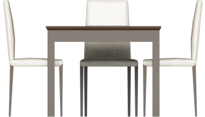White Table Design 3D Png PNG Images