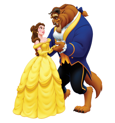 Disney Belle And Beast Transparent PNG Images