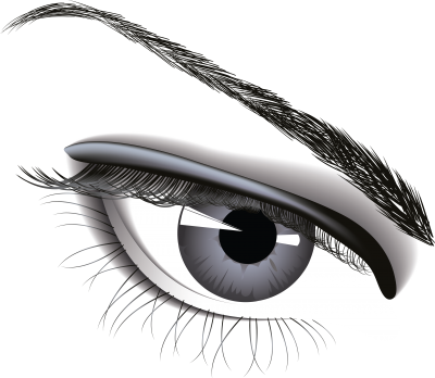 Eye And Brow Of Woman PNG Images