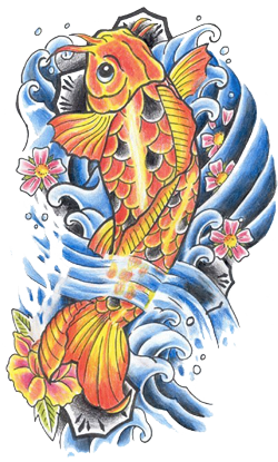 Fish Tattoos Vector PNG Images