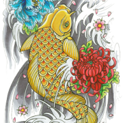 Simple Fish Tattoos PNG Images
