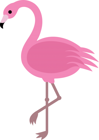 Swan Pink Flamingo Illustration Transparent Background PNG Images