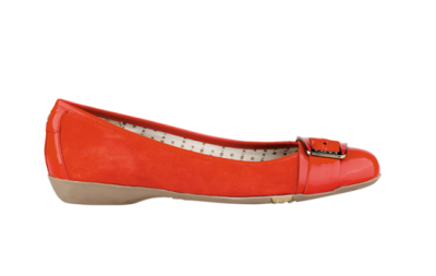 Red Flat Comfy Trendy Ladies Shoes 2015 Collection Pictures PNG Images