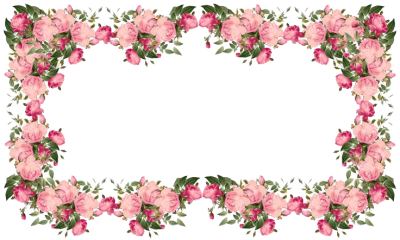 Simple Frame Design Flower Clipart Picture PNG Images
