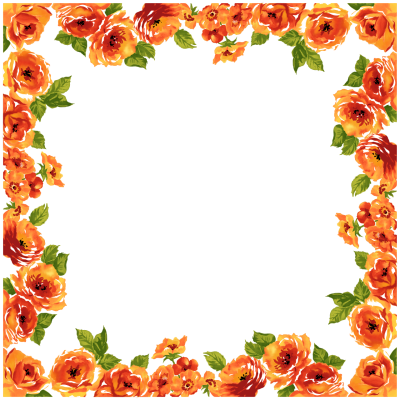 Flower Border Images PNG Images