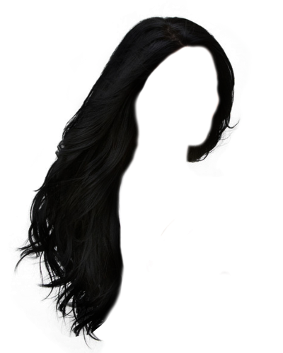 Black, Hair, Flat, Long Pictures PNG Images