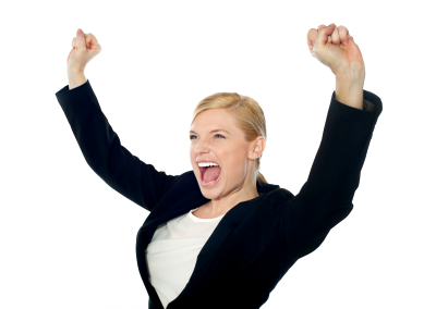 Blonde Happy Woman Black Jacket Person Free PNG PNG Images