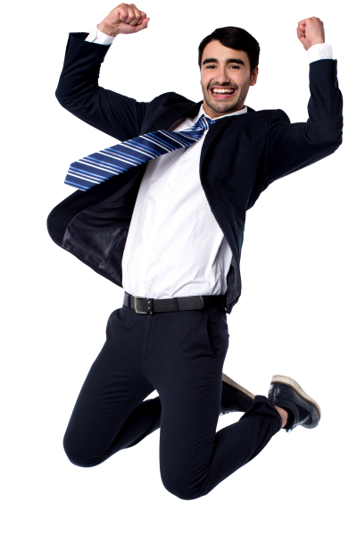 Very Happy Businessmen PNG Images