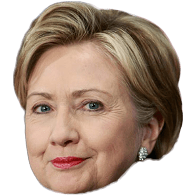 Hillary Clinton Face Head Images PNG PNG Images
