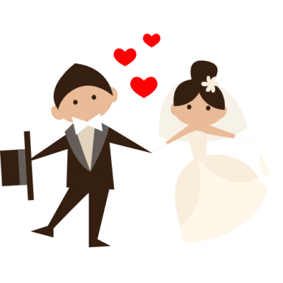 Honeymoon, Wedding Couple, Groom, Bride, People, Romantic Icon Png PNG Images
