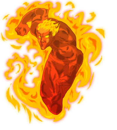 Human Torch, Man, Game, Cartoon, Fire Game, Fire, Png PNG Images
