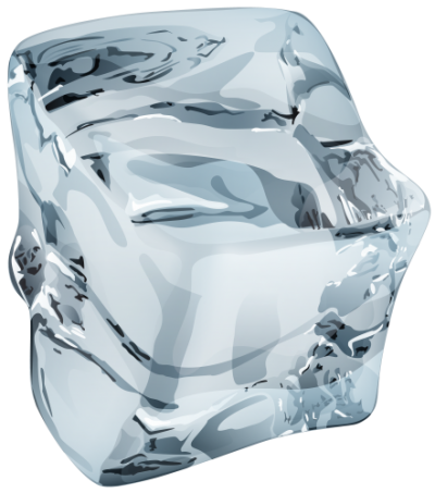 Single Ice Crystal Transparent Background PNG Images